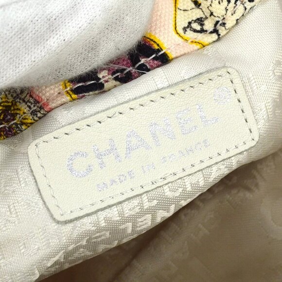 Chanel Pink Canvas Valentine Chain Handbag 110301 - Picture 9 of 10